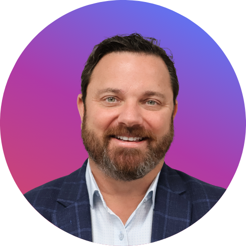 Brian Farrell Picture over ATRIUM24 Gradient Circle