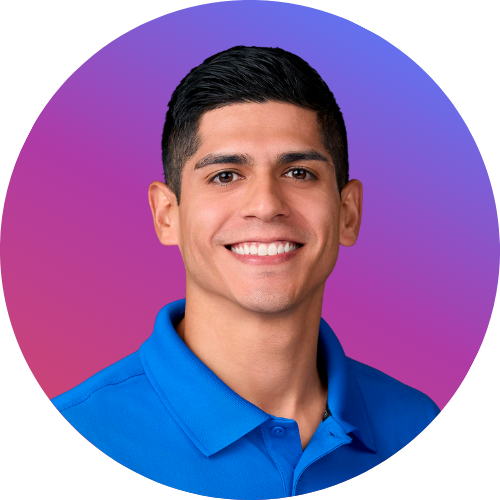 Brian Farrell Picture over ATRIUM24 Gradient Circle