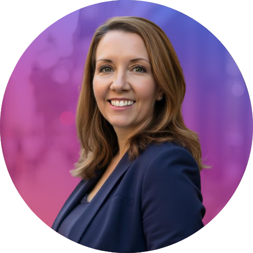 Brian Farrell Picture over ATRIUM24 Gradient Circle