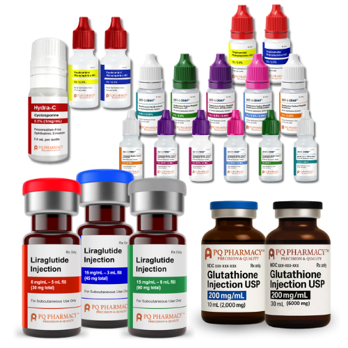 semaglutide and tirzepatide multi dose vials from PQ pharma